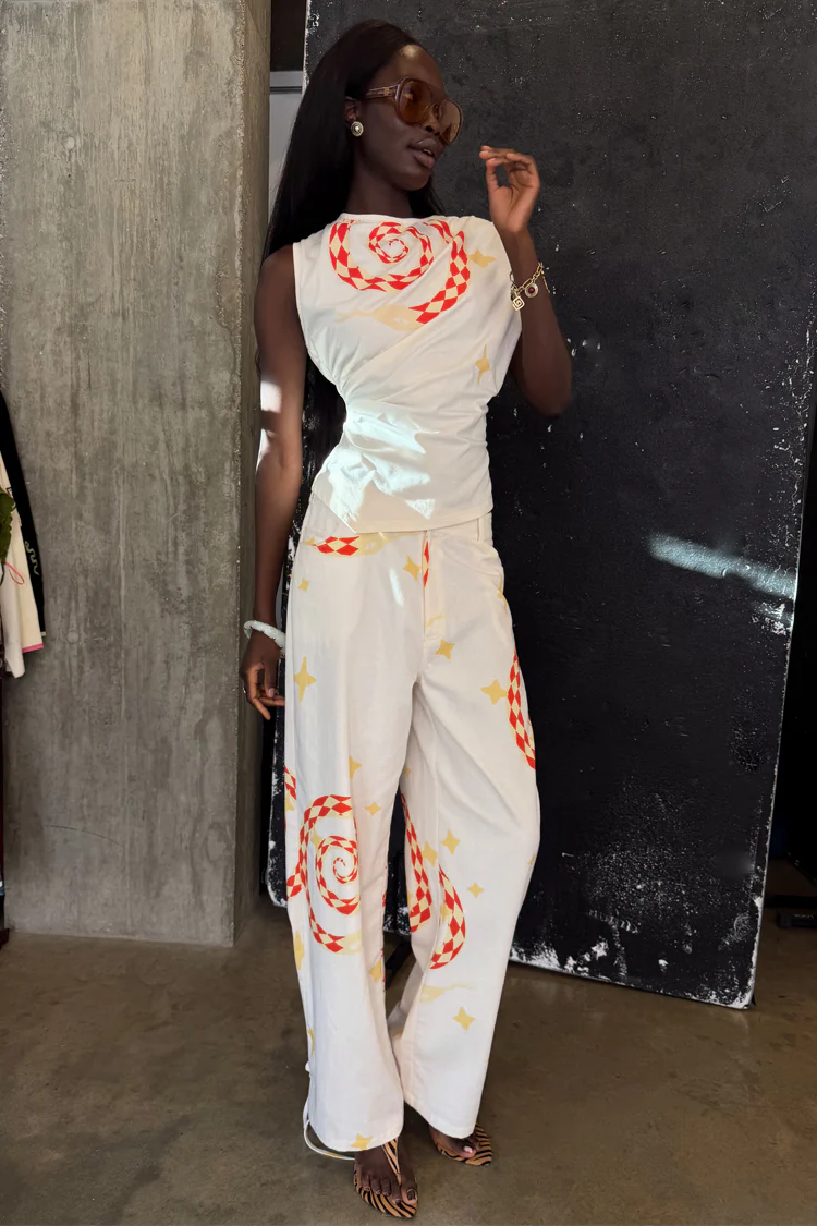 Snake Tie Side Trousers - Image 8