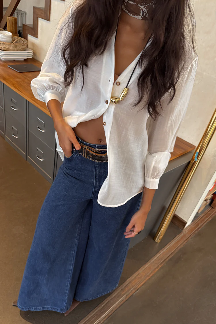 White Miley Shirt - Image 6