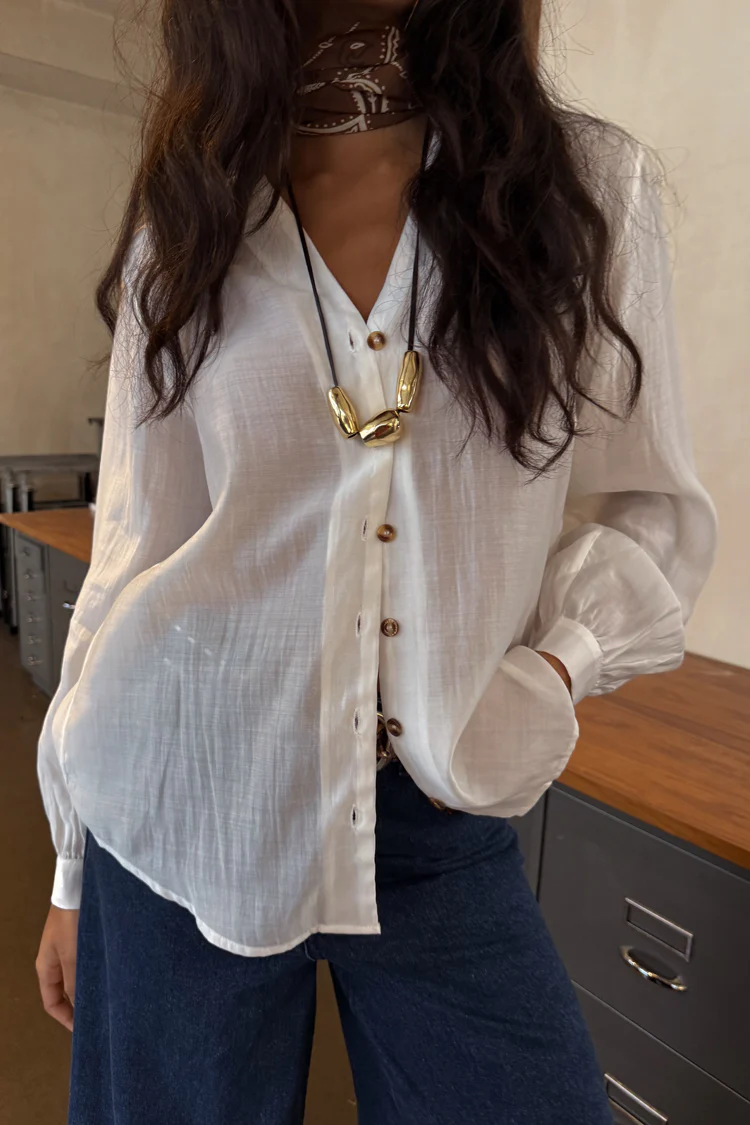 White Miley Shirt - Image 7